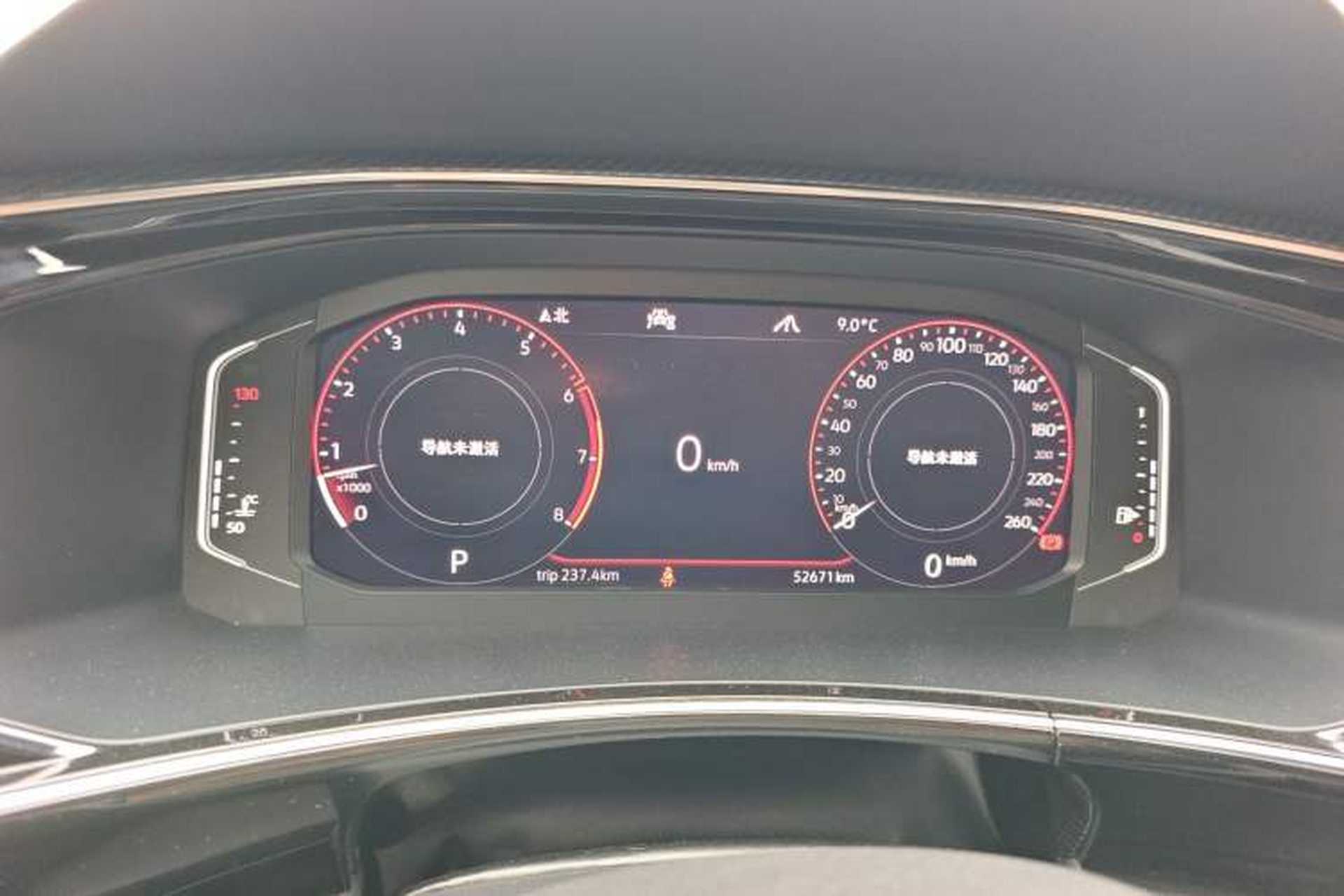 Used Volkswagen Tayron X 2020 380TSI Four-Wheel Drive Prestige Connected Version Instrument Cluster