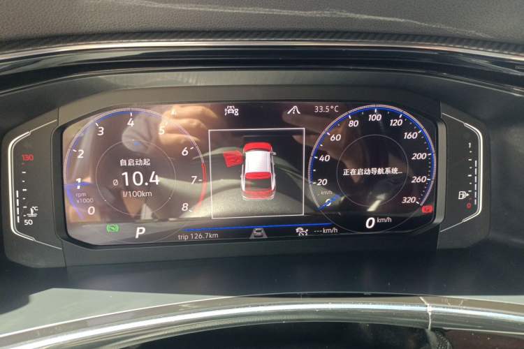 Used Volkswagen Tayron X 2020 380TSI Four-Wheel Drive Prestige Connected Version Instrument Cluster