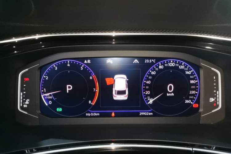 Used Volkswagen Tayron X 2020 380TSI Four-Wheel Drive Prestige Connected Version Instrument Cluster