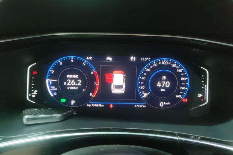 Used Volkswagen Tayron X 2020 380TSI Four-Wheel Drive Prestige Connected Version Instrument Cluster