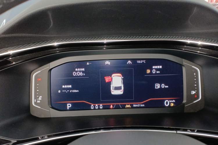 Used Volkswagen Tayron X 2020 380TSI Four-Wheel Drive Prestige Connected Version Instrument Cluster