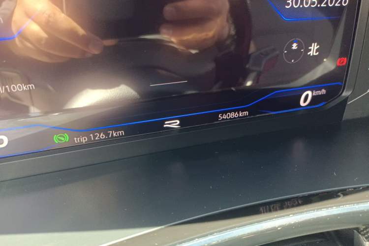 Used Volkswagen Tayron X 2020 380TSI Four-Wheel Drive Prestige Connected Version Odometer Close Up