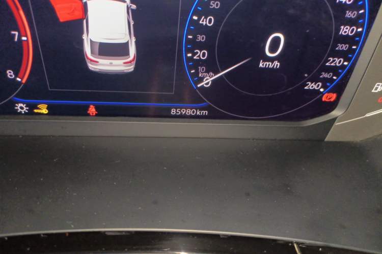 Used Volkswagen Tayron X 2020 380TSI Four-Wheel Drive Prestige Connected Version Odometer Close Up