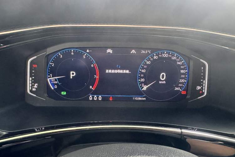 Used Volkswagen Tayron X 2020 380TSI Four-Wheel Drive Flagship Smart Connectivity Version Odometer Close Up