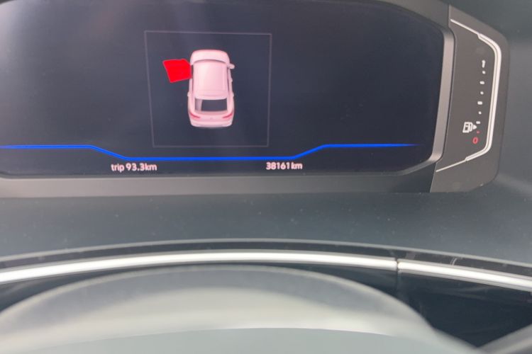 Used Volkswagen Tayron X 2020 380TSI Four-Wheel Drive Prestige Connected Version Odometer Close Up
