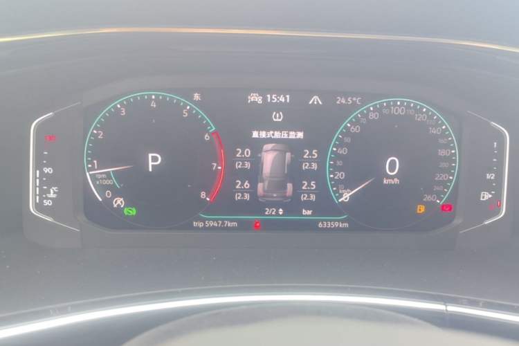Used Volkswagen Tayron X 2020 330TSI Two-Wheel Drive Flagship Smart Connectivity Version Instrument Cluster