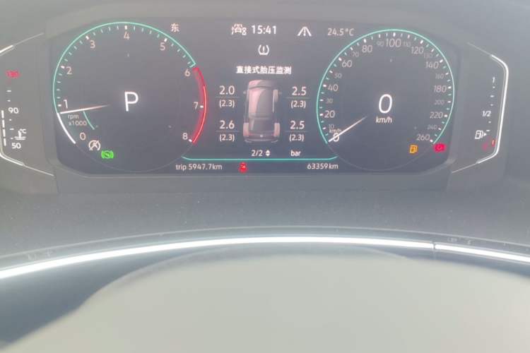 Used Volkswagen Tayron X 2020 330TSI Two-Wheel Drive Flagship Smart Connectivity Version Odometer Close Up