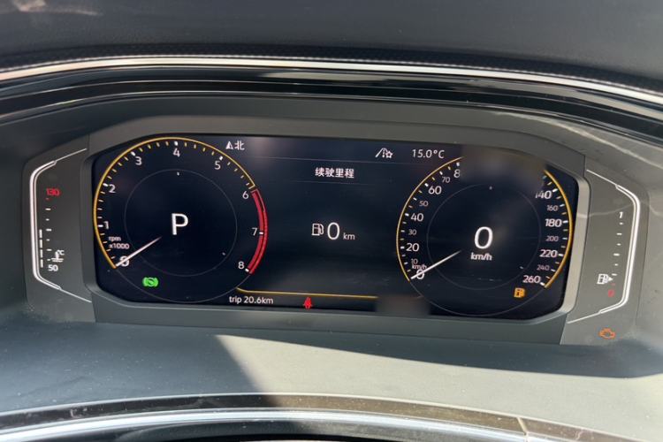 Used Volkswagen Tayron X 2020 330TSI Two-Wheel Drive Luxury Smart Connectivity Version Instrument Cluster