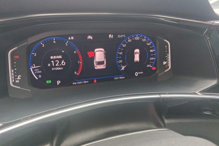 Used Volkswagen Tayron X 2020 380TSI Four-Wheel Drive Dynamic Connect Edition Odometer Close Up