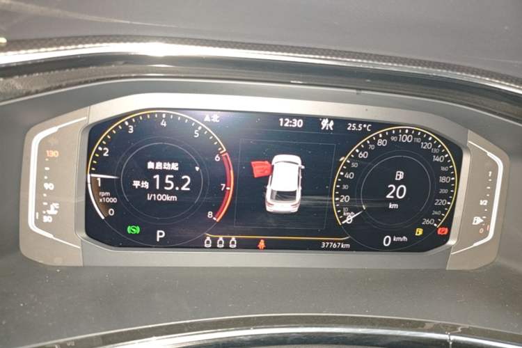 Used Volkswagen Tayron X 2020 330TSI Two-Wheel Drive Luxury Smart Connectivity Version Instrument Cluster