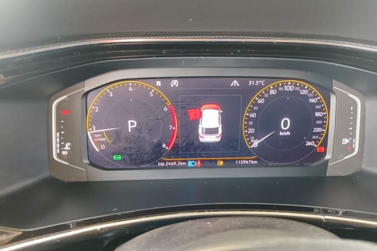 Used Volkswagen Tayron X 2020 330TSI Two-Wheel Drive Luxury Smart Connectivity Version Instrument Cluster