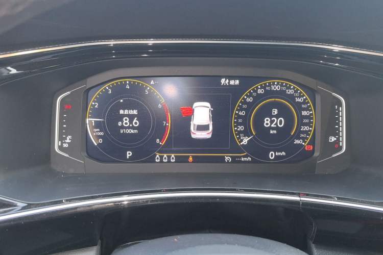 Used Volkswagen Tayron X 2020 330TSI Two-Wheel Drive Luxury Smart Connectivity Version Instrument Cluster