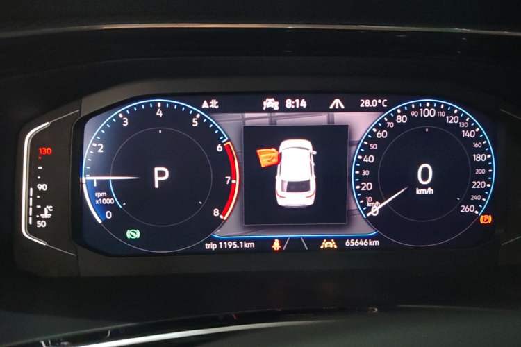 Used Volkswagen Tayron X 2020 380TSI Four-Wheel Drive Flagship Smart Connectivity Version Instrument Cluster
