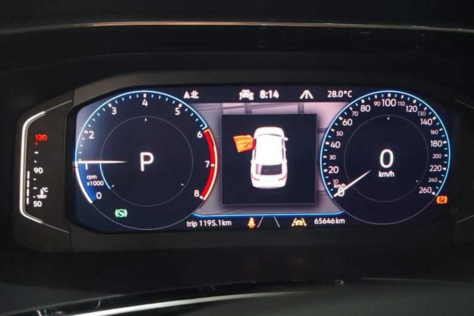 Used Volkswagen Tayron X 2020 380TSI Four-Wheel Drive Flagship Smart Connectivity Version Instrument Cluster