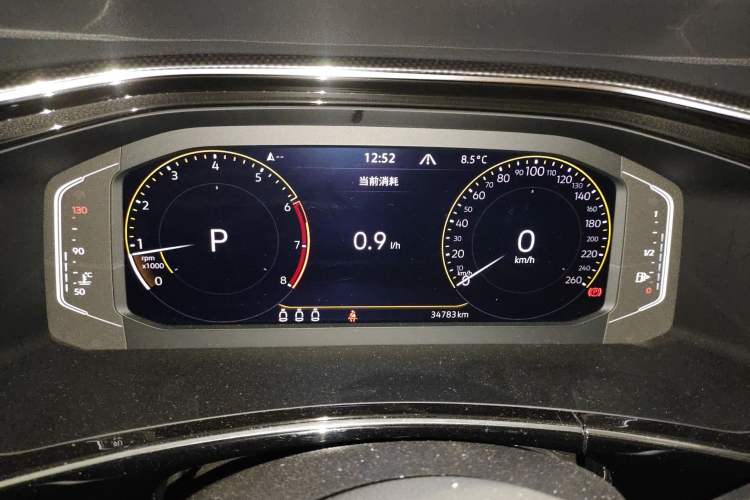 Used Volkswagen Tayron X 2020 330TSI Two-Wheel Drive Luxury Smart Connectivity Version Instrument Cluster