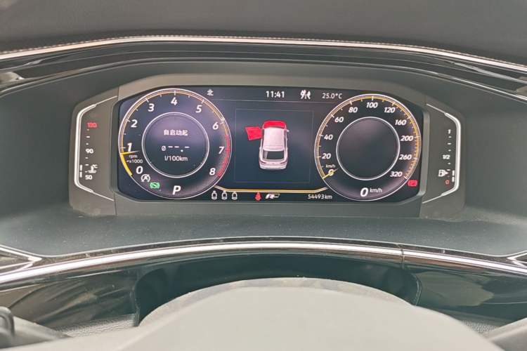Used Volkswagen Tayron X 2020 330TSI Two-Wheel Drive Luxury Smart Connectivity Version Instrument Cluster