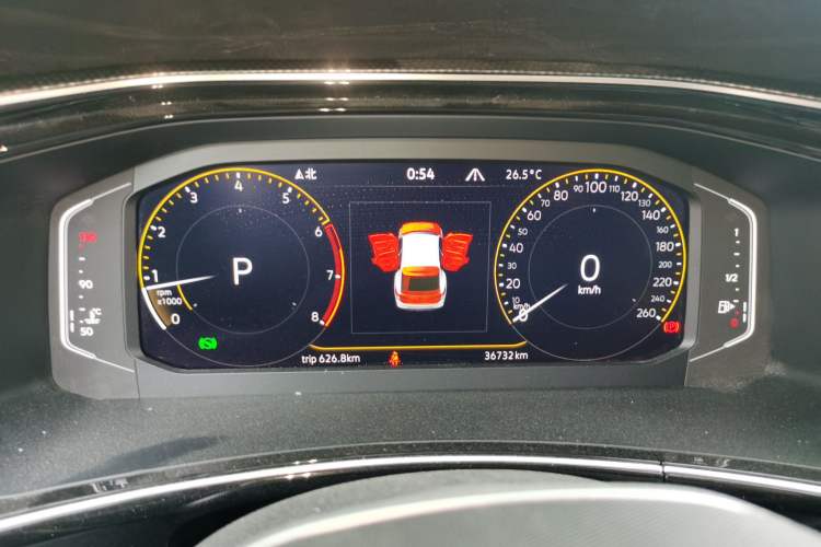 Used Volkswagen Tayron X 2020 330TSI Two-Wheel Drive Luxury Smart Connectivity Version Instrument Cluster