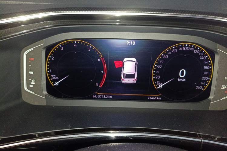 Used Volkswagen Tayron X 2020 330TSI Two-Wheel Drive Luxury Smart Connectivity Version Instrument Cluster