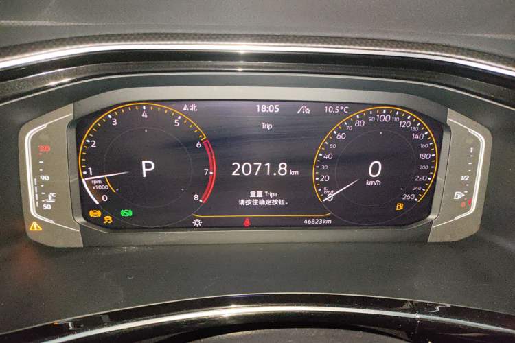 Used Volkswagen Tayron X 2020 330TSI Two-Wheel Drive Luxury Smart Connectivity Version Instrument Cluster