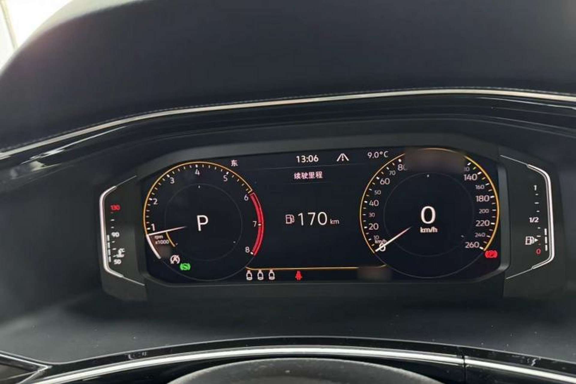 Used Volkswagen Tayron X 2020 330TSI Two-Wheel Drive Luxury Smart Connectivity Version Instrument Cluster