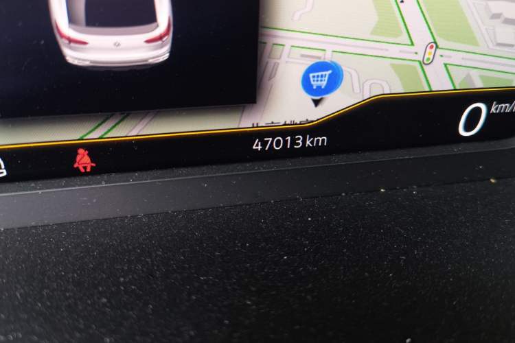Used Volkswagen Tayron X 2020 330TSI Two-Wheel Drive Luxury Smart Connectivity Version Odometer Close Up
