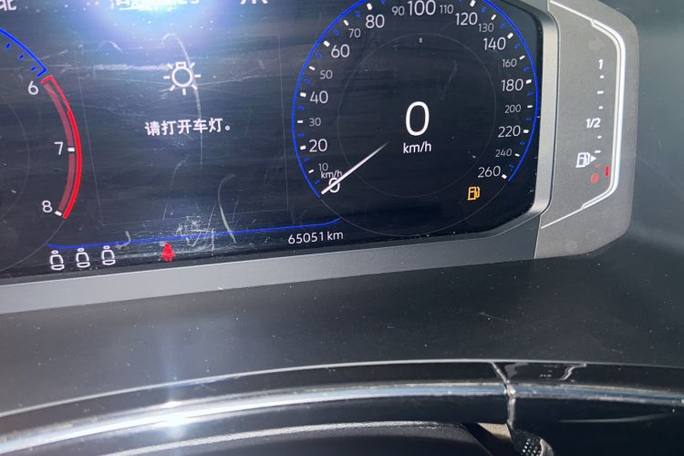 Used Volkswagen Tayron X 2020 380TSI Four-Wheel Drive Flagship Smart Connectivity Version Odometer Close Up
