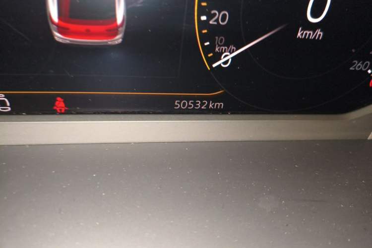 Used Volkswagen Tayron X 2020 330TSI Two-Wheel Drive Luxury Smart Connectivity Version Odometer Close Up