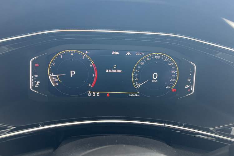 Used Volkswagen Tayron X 2020 330TSI Two-Wheel Drive Luxury Smart Connectivity Version Odometer Close Up