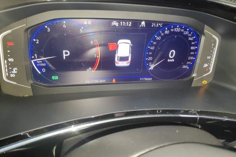 Used Volkswagen Tayron X 2020 330TSI Two-Wheel Drive Flagship Smart Connectivity Version Odometer Close Up