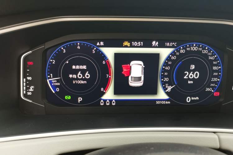 Used Volkswagen Tayron X 2023 330TSI Two-Wheel-Drive Flagship Smart Edition Instrument Cluster