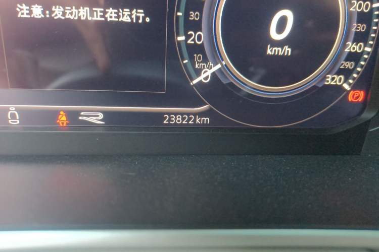 Used Volkswagen Tayron X 2023 Revised 380TSI Four-Wheel Drive Flagship Smart Edition Odometer Close Up