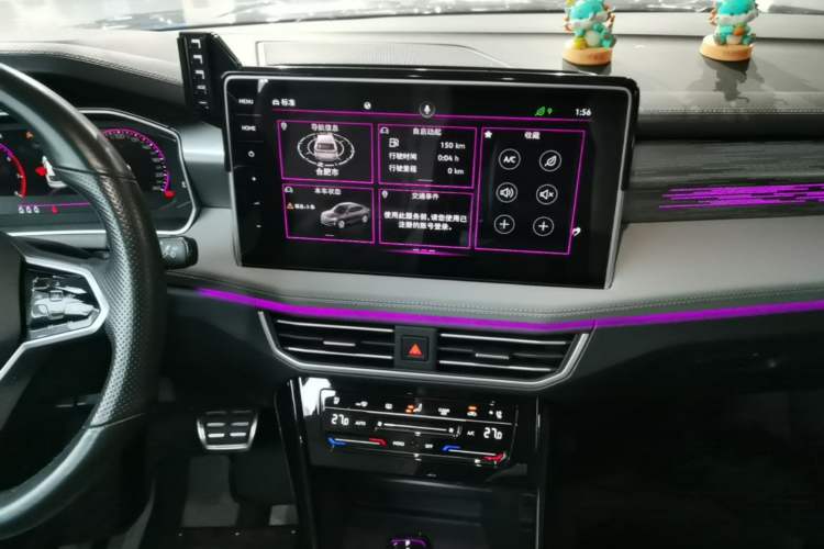Used Volkswagen Tayron X 2023 380TSI Four-Wheel Drive Flagship Smart Edition Audio And AC Panel