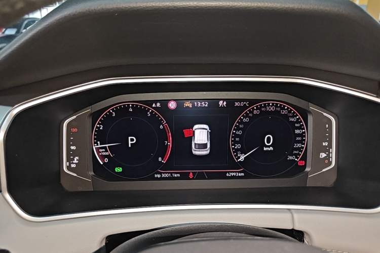 Used Volkswagen Tayron X 2023 380TSI Four-Wheel Drive Flagship Smart Edition Instrument Cluster