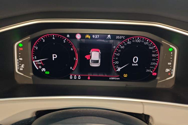 Used Volkswagen Tayron X 2023 380TSI Four-Wheel Drive Flagship Smart Edition Instrument Cluster