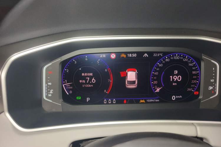 Used Volkswagen Tayron X 2023 330TSI Two-Wheel-Drive Flagship Smart Edition Instrument Cluster
