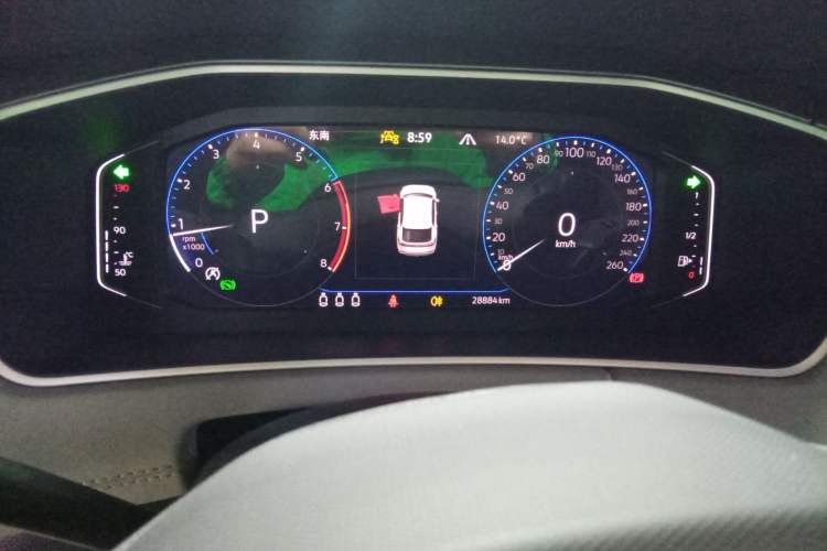 Used Volkswagen Tayron X 2023 330TSI Two-Wheel-Drive Flagship Smart Edition Instrument Cluster