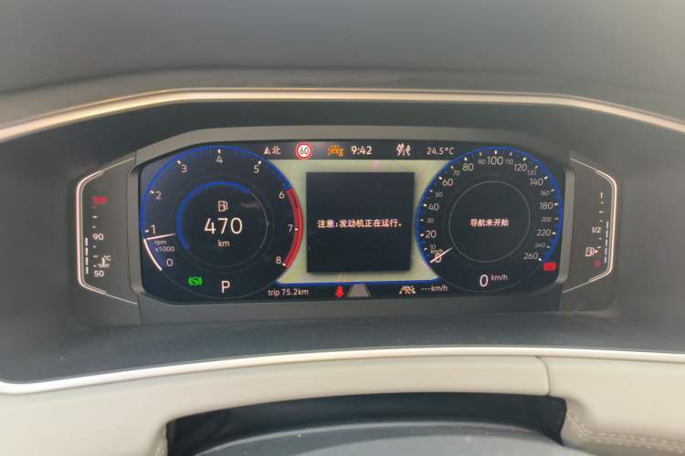 Used Volkswagen Tayron X 2023 330TSI Two-Wheel-Drive Flagship Smart Edition Instrument Cluster