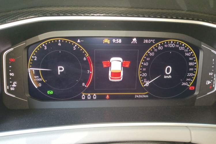 Used Volkswagen Tayron X 2023 330TSI Two-Wheel-Drive Prestige High-Energy Version Instrument Cluster