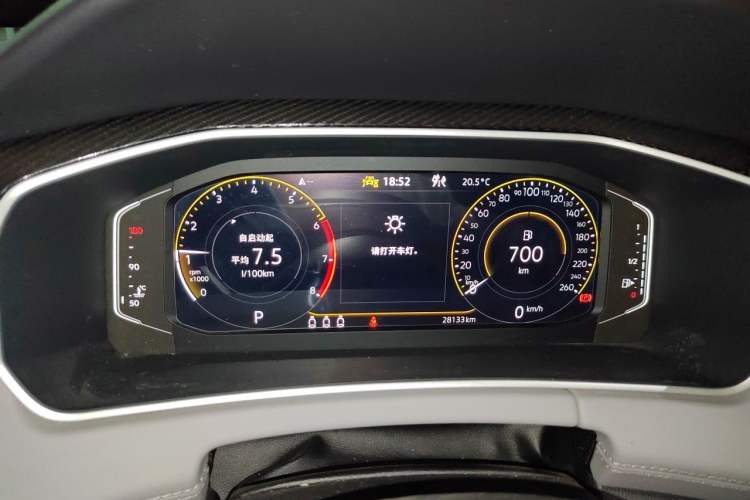 Used Volkswagen Tayron X 2023 330TSI Two-Wheel-Drive Prestige High-Energy Version Instrument Cluster