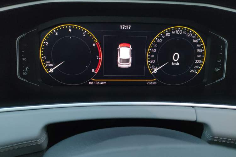 Used Volkswagen Tayron X 2023 330TSI Two-Wheel-Drive Prestige High-Energy Version Odometer Close Up