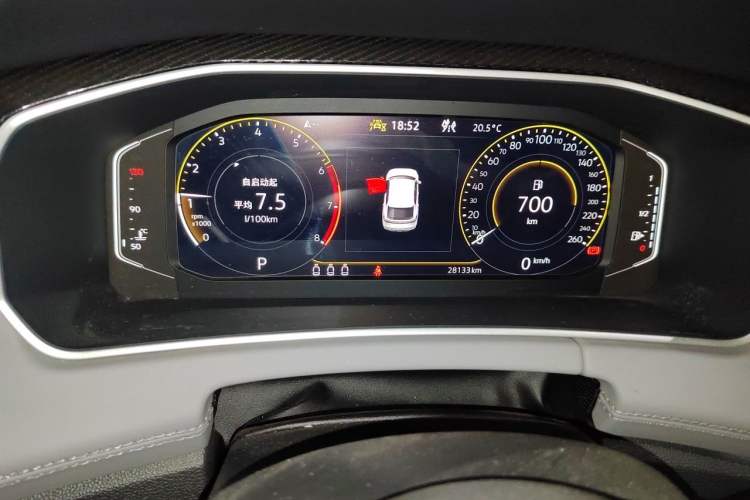 Used Volkswagen Tayron X 2023 330TSI Two-Wheel-Drive Prestige High-Energy Version Odometer Close Up