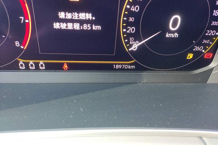 Used Volkswagen Tayron X 2023 330TSI Two-Wheel-Drive Prestige High-Energy Version Odometer Close Up