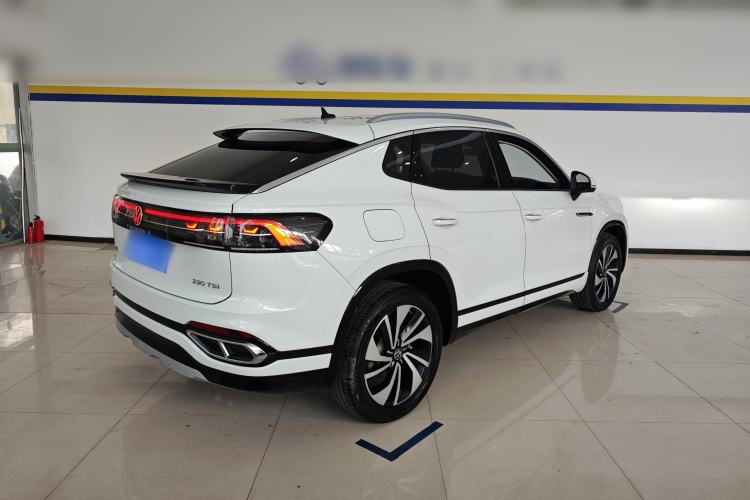 Used Volkswagen Tayron X 2023 330TSI Two-Wheel-Drive Prestige High-Energy Version Rear Right 45 Deg