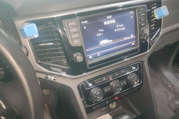 Used Volkswagen Teramont 2017 380TSI Four-Wheel Drive Comfort Edition Audio And AC Panel