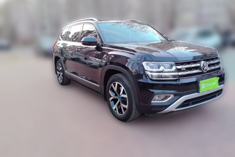 Used Volkswagen Teramont 2017 530 V6 Four-Wheel Drive Luxury Edition Front Right 45 Deg