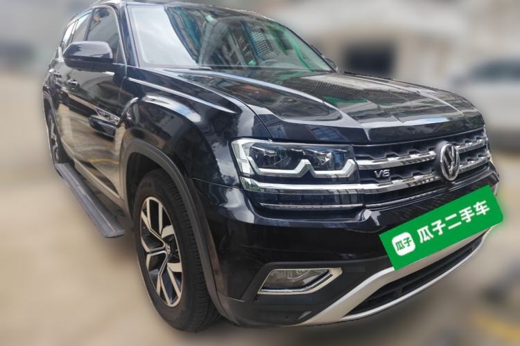 Used Volkswagen Teramont 2017 530 V6 Four-Wheel Drive Luxury Edition Front Right 45 Deg