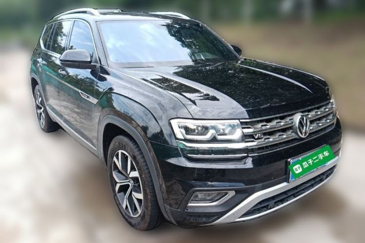 Used Volkswagen Teramont 2017 530 V6 Four-Wheel Drive Luxury Edition Front Right 45 Deg