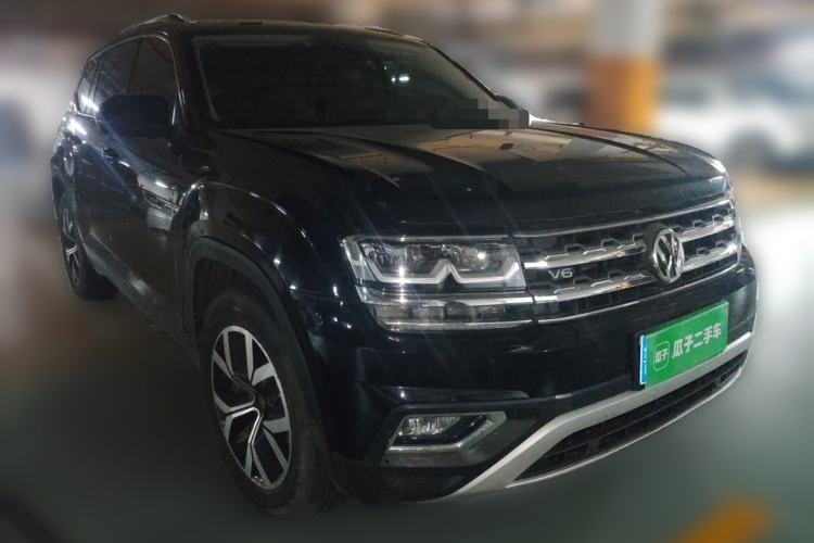 Used Volkswagen Teramont 2017 530 V6 Four-Wheel Drive Luxury Edition Front Right 45 Deg