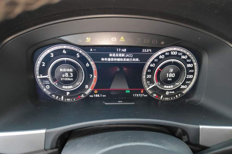 Used Volkswagen Teramont 2017 380TSI Four-Wheel Drive Flagship Edition Instrument Cluster