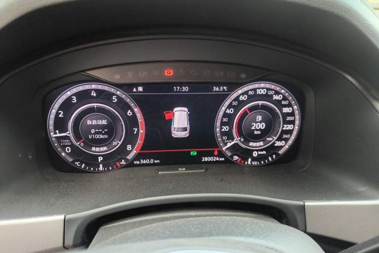 Used Volkswagen Teramont 2017 380TSI Four-Wheel Drive Flagship Edition Instrument Cluster